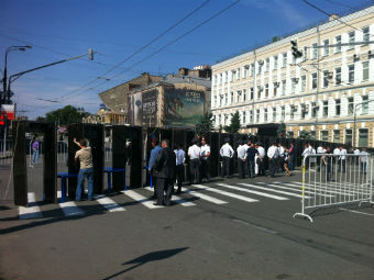 Полиция усилила меры безопасности на Пушкинской площади